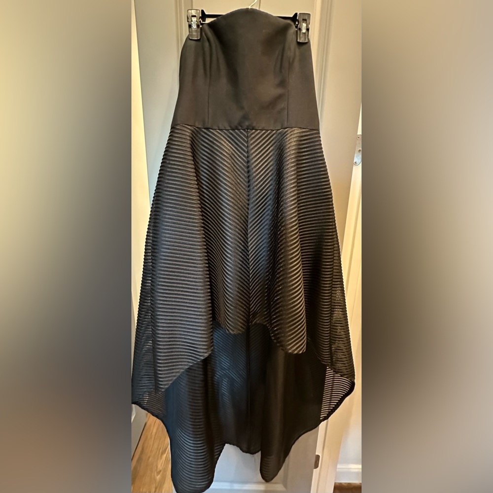 Designer High-Lo little black formal